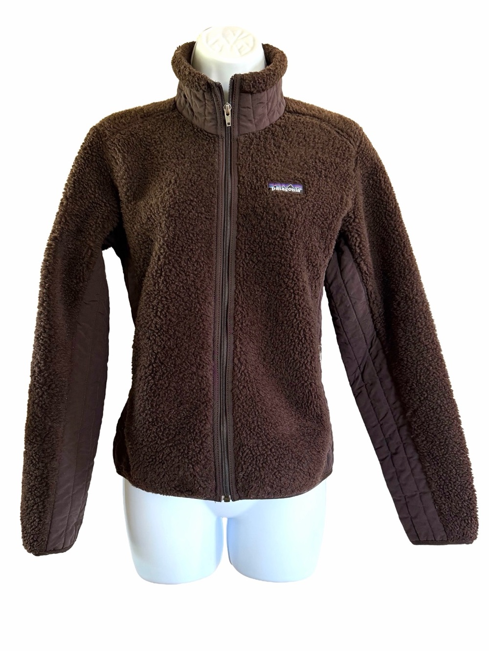 Patagonia Vintage Retro-X Brown Deep Pile Fleece Jacket S 23071 F7